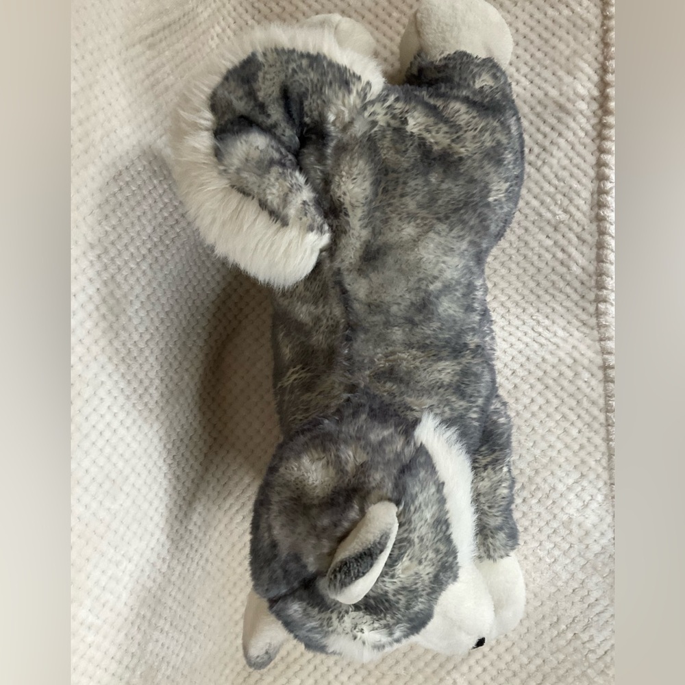 Aurora World Super Flopsie Mush Husky Dog 28 inch Plush Stuffed Animal Blue Eyes - Picture 10 of 16